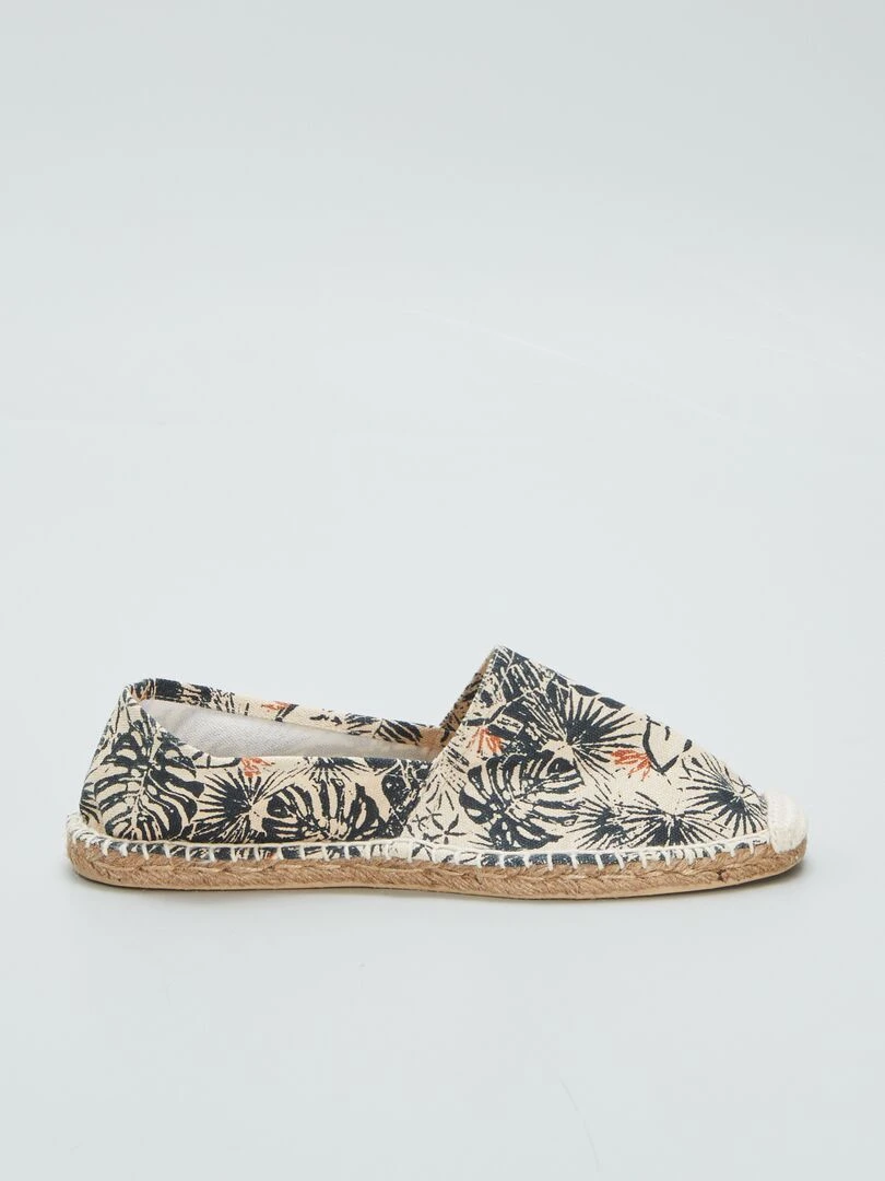 Espadrilles en corde Beige/noir