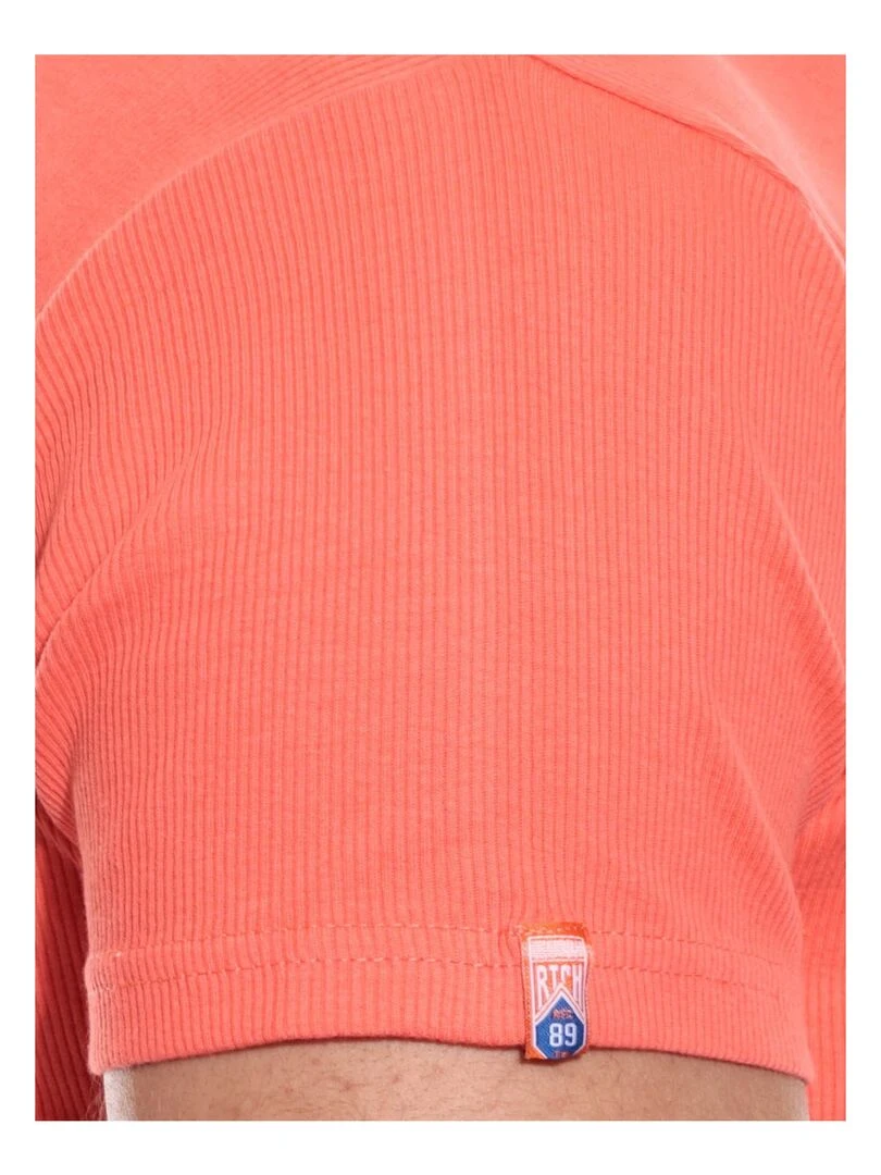 T SHIRT WALTER II   Rouge clair