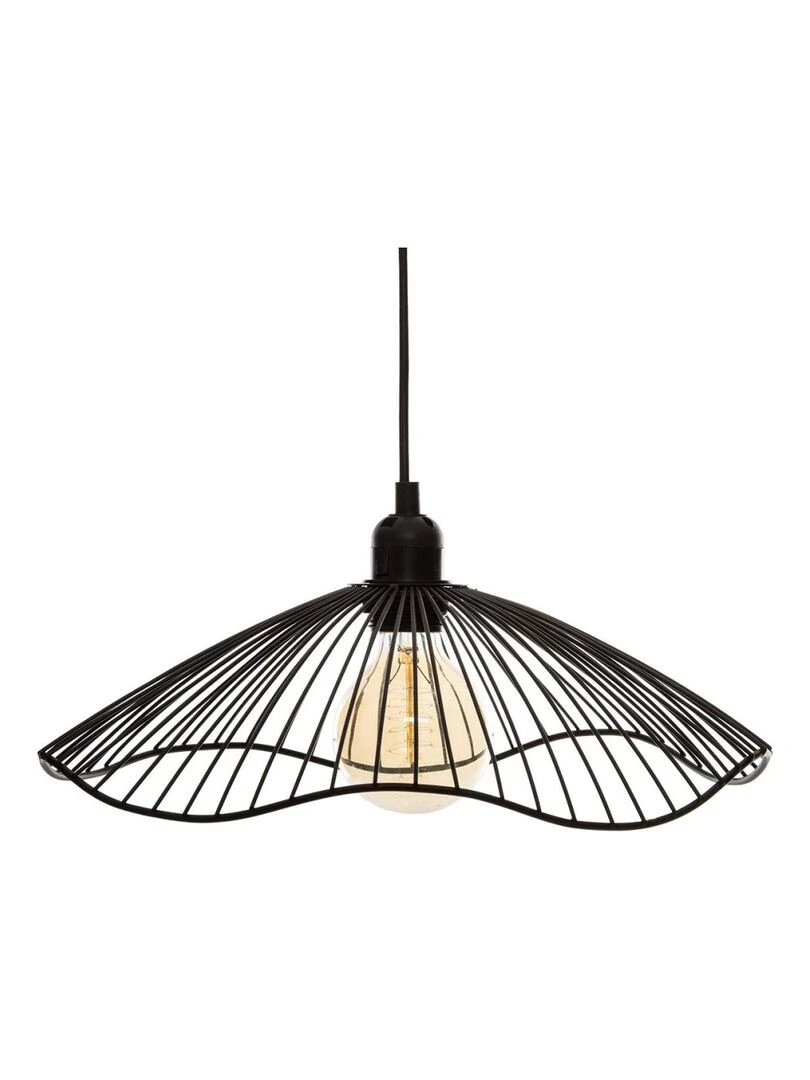 Suspension métal filaire Galt noir D34 Noir