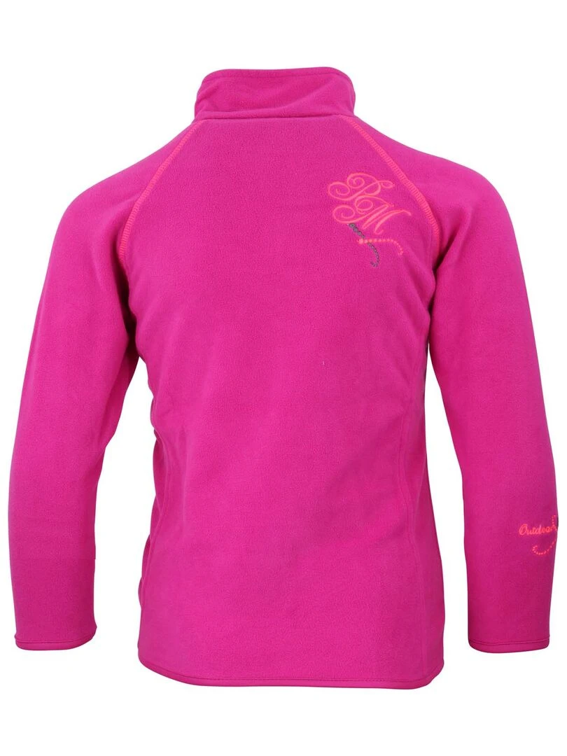 Sweat polaire fille GAFINE PEAK MOUNTAIN Rose fushia