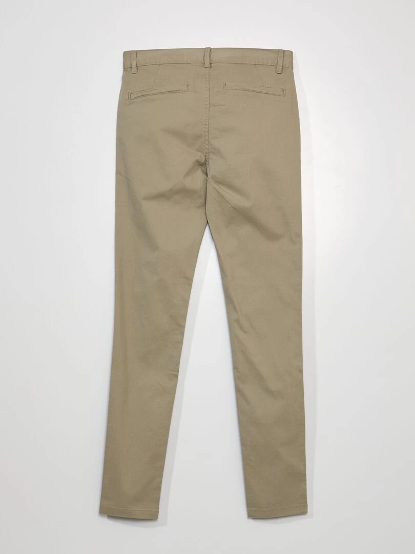 Chino skinny L34 Beige