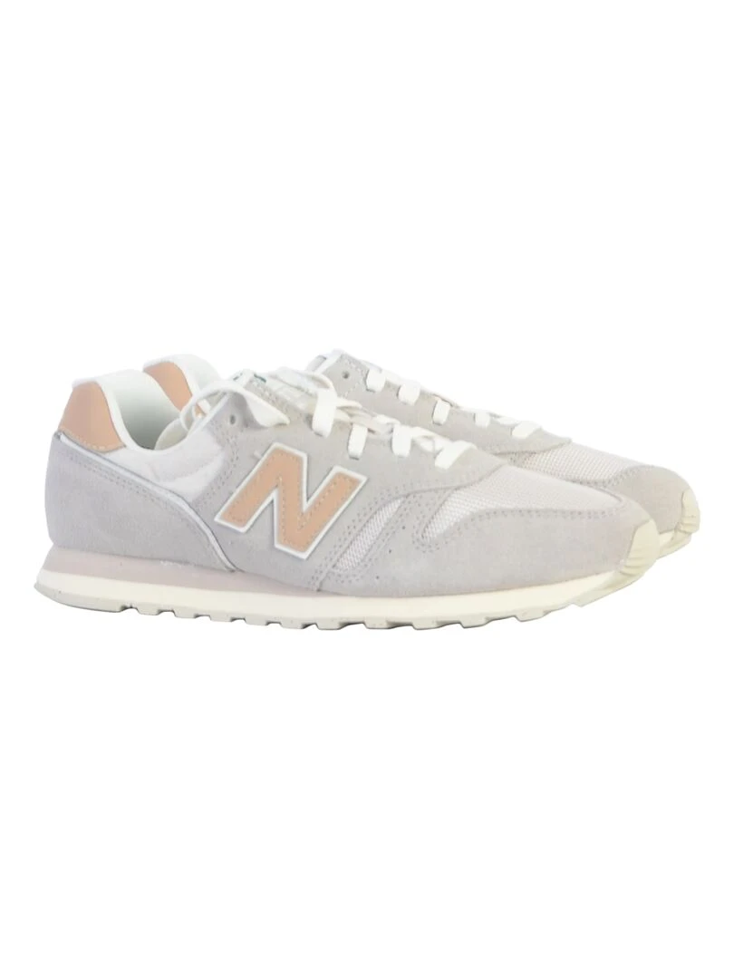 Basket Cuir New Balance 373 Femme   Beige