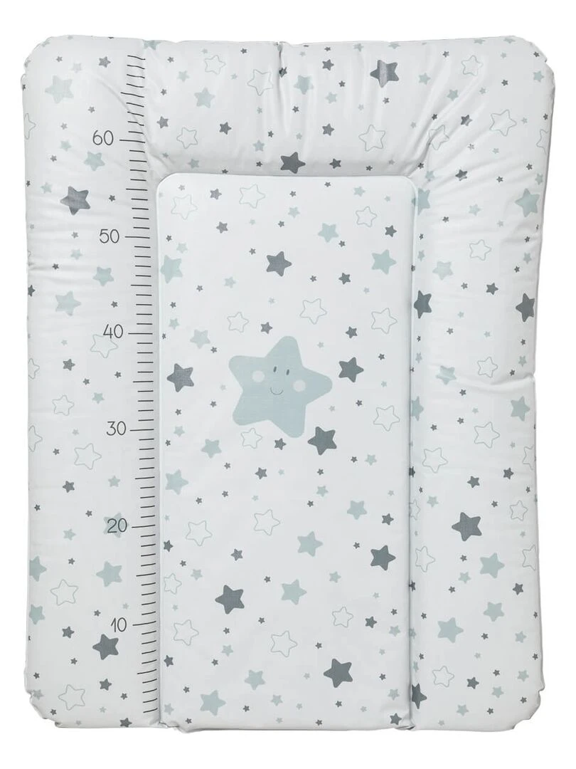 Matelas à langer Confort 50x70 cm Etoiles grises Gris