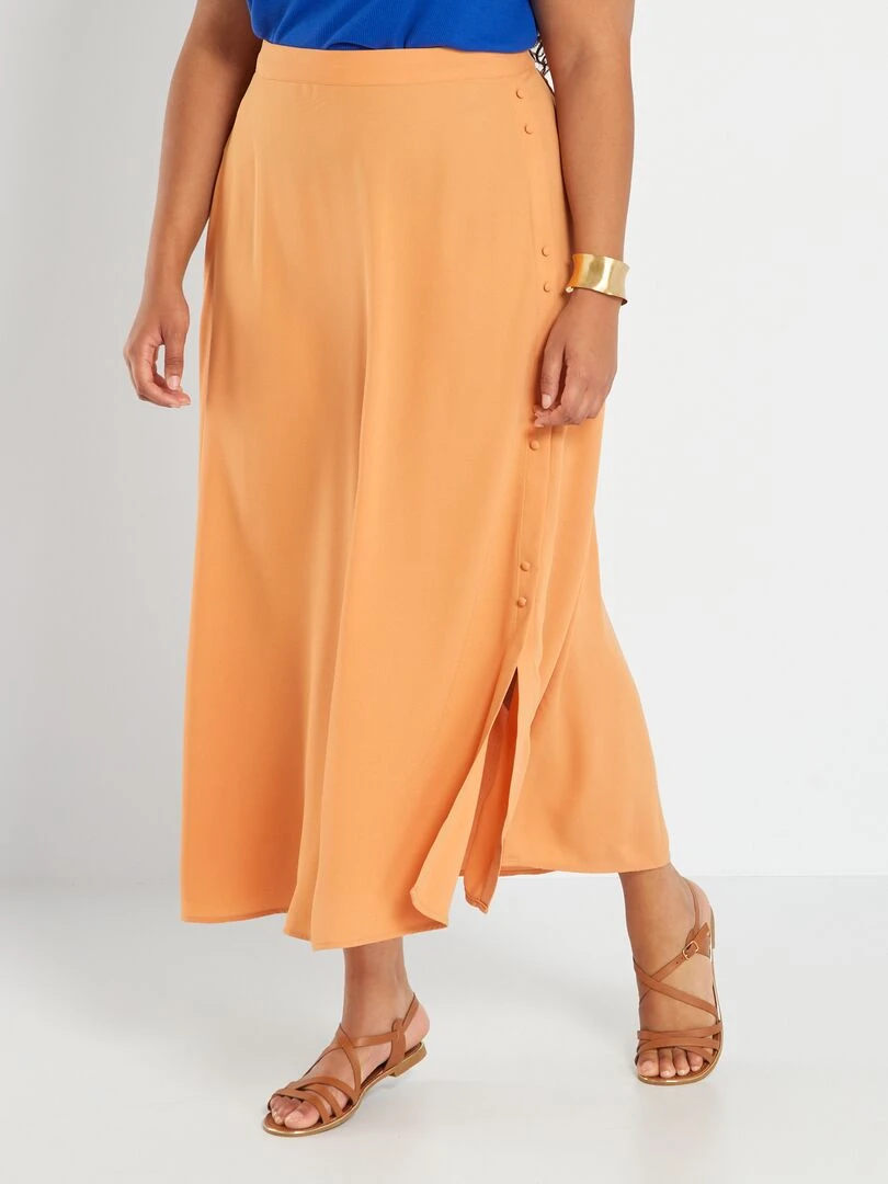 Jupe midi   Terracotta