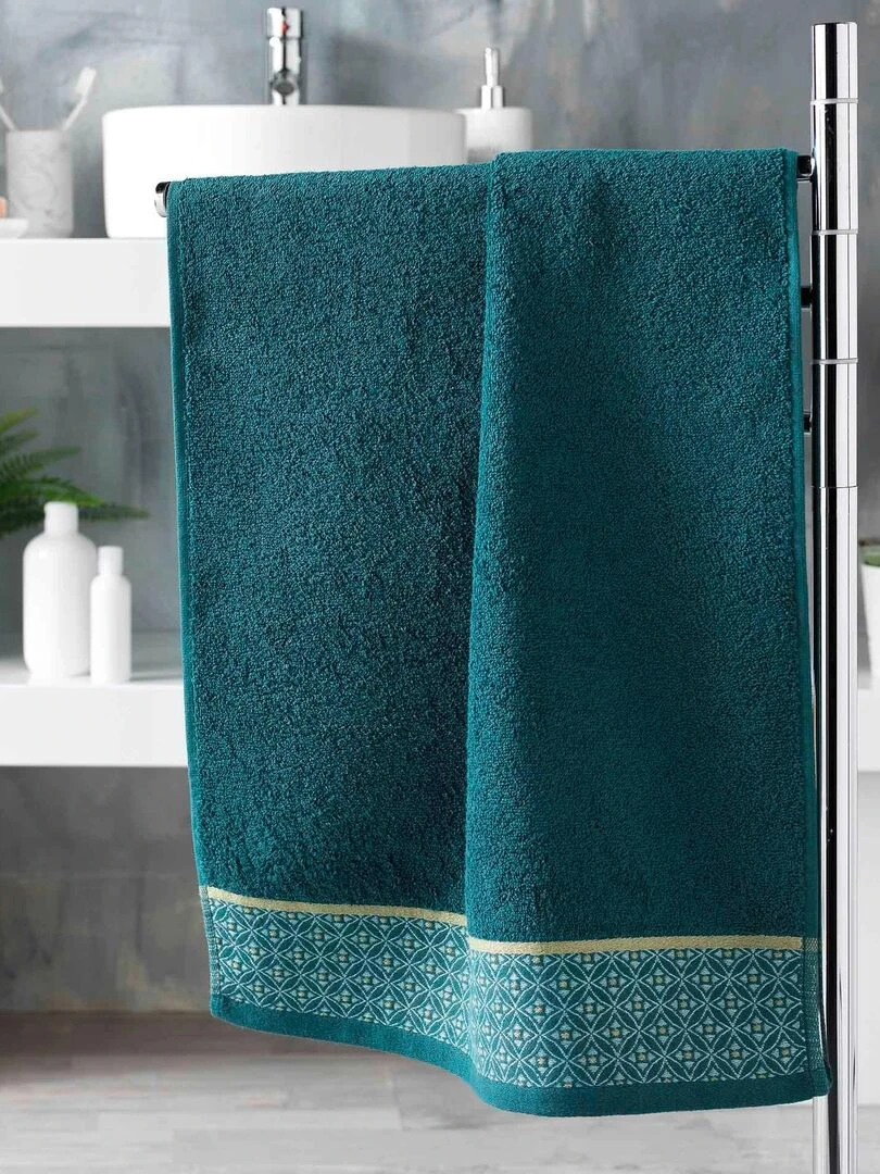 Serviette de toilette Drap de douche Collection Art Chic Beline Kaki