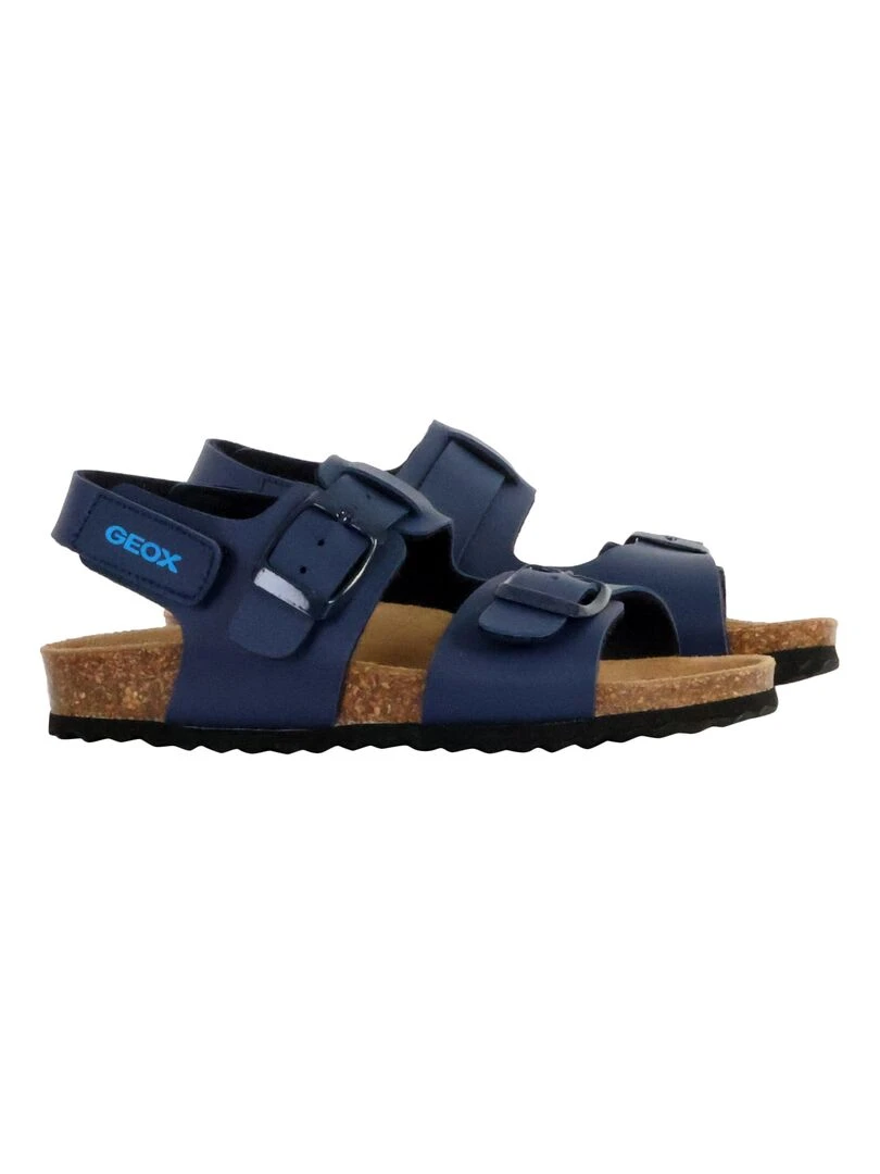 Sandales Cuir Enfant Geox Gita   Bleu