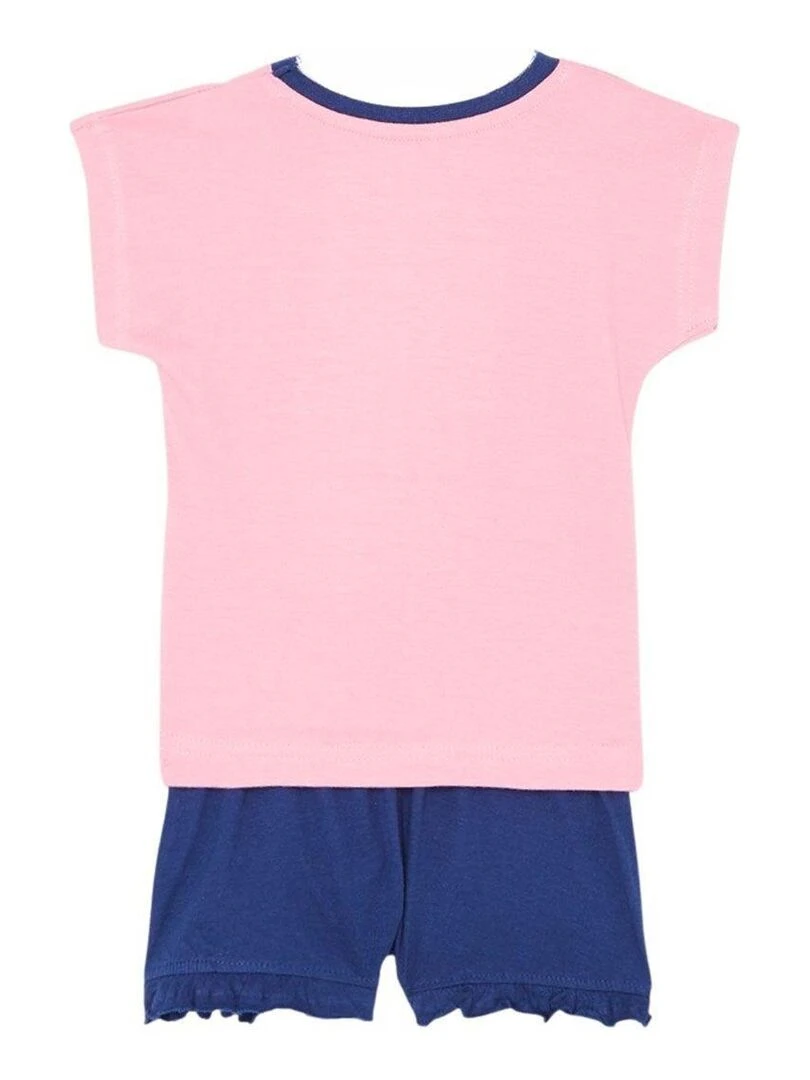 Disney Ensemble T shirt short fille Imprimé Minnie Rose