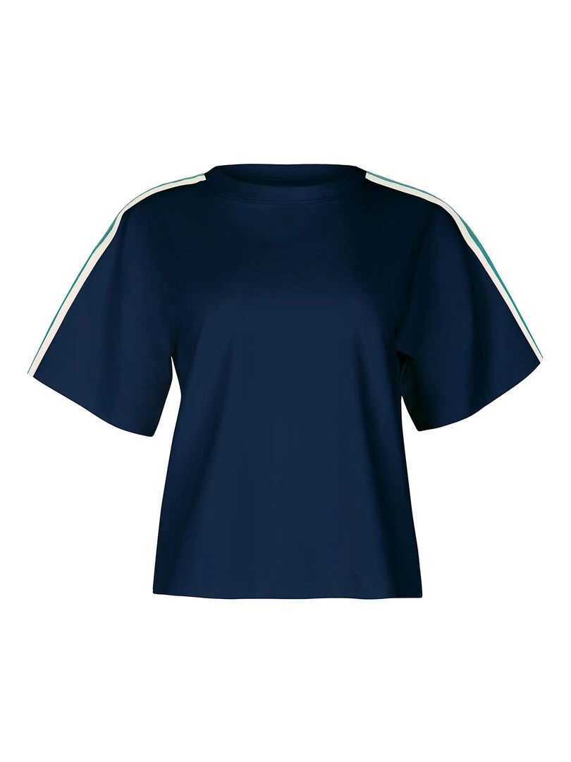 T shirt manches courtes Retromania   Bleu