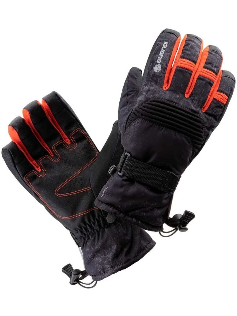 Iguana Gants de ski KAITO Noir Rouge Noir