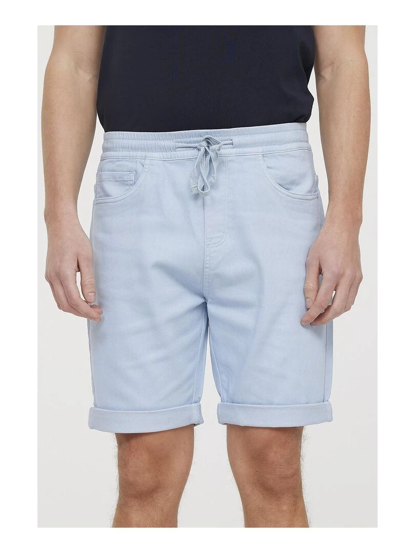 Lee Cooper   Short coton regular NAZRA   Bleu gris