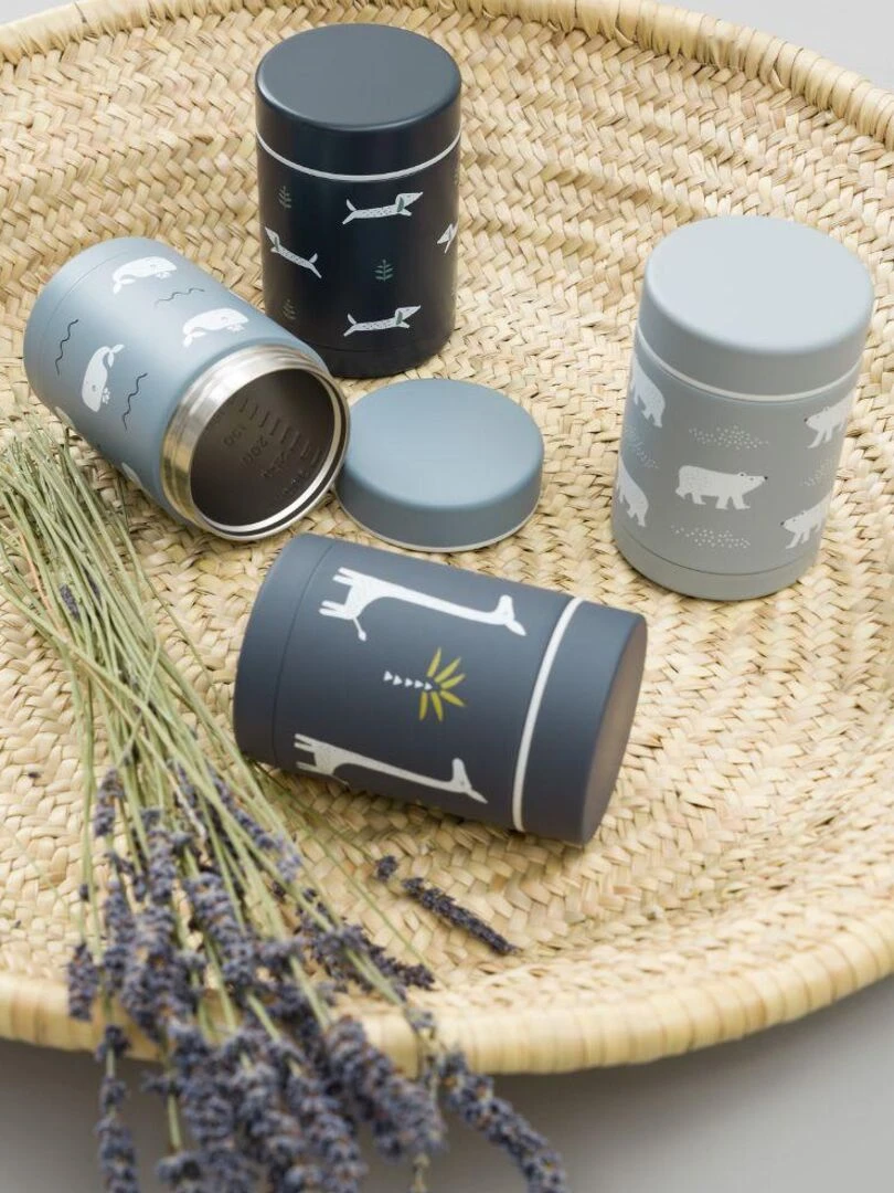 Thermos alimentaire Ours polaire (300 ml)   Gris