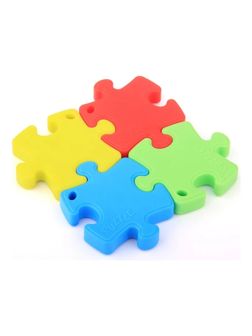 Jouet Dentition & Educatif Puzzle   Rose