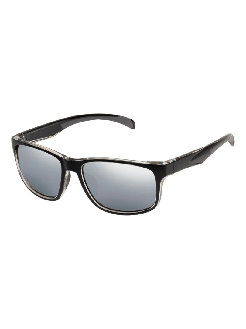 Lunette de soleil Mixte Sport finition gomme Noir Noir