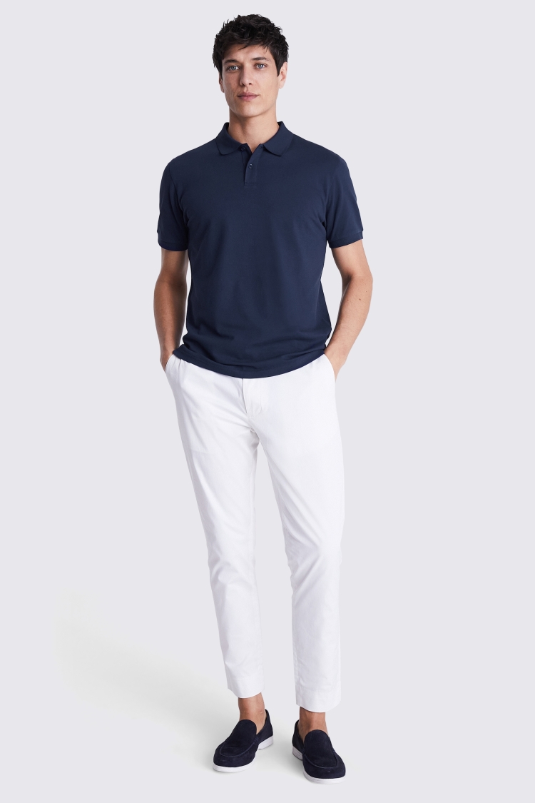 Ecru Terry Towelling Skipper Polo   Buy Online at Moss
