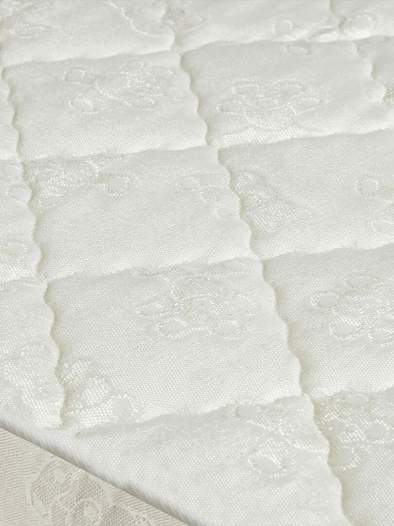 Matelas Bébé hypoallergénique en Mousse Polyuréthane FERME Fabriqué en France   Blanc