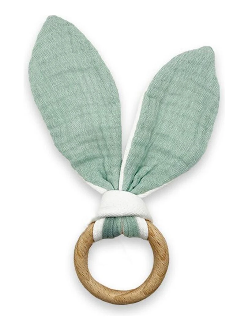 Anneau de Dentition en Coton Bio Vert Vert