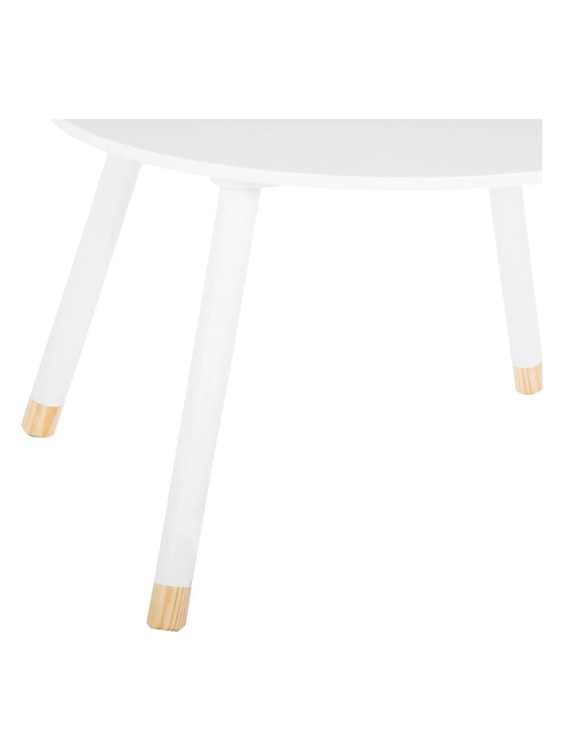 Table ronde pour enfant Blanc
