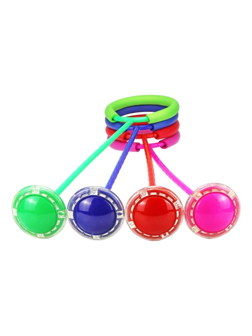 Toupie rose à pied avec effet lumineux   N/A