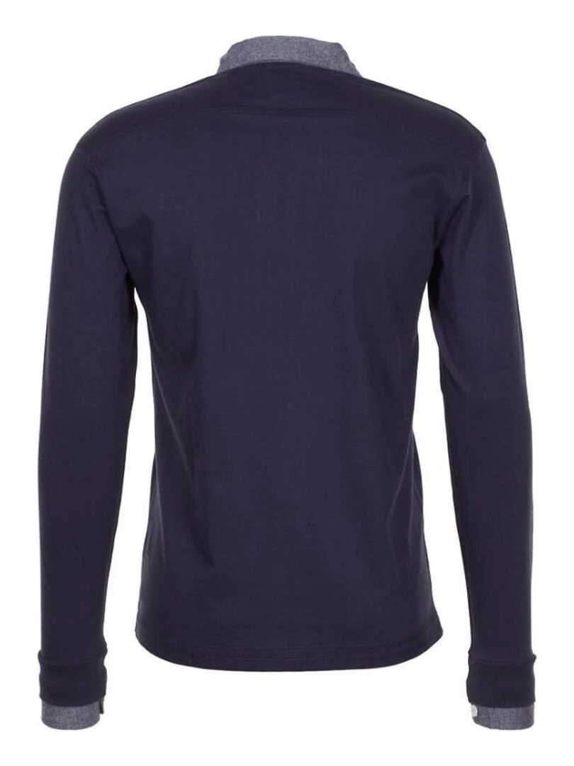 Polo manches longues garçon ECAZBI HARRY KAYN Bleu marine