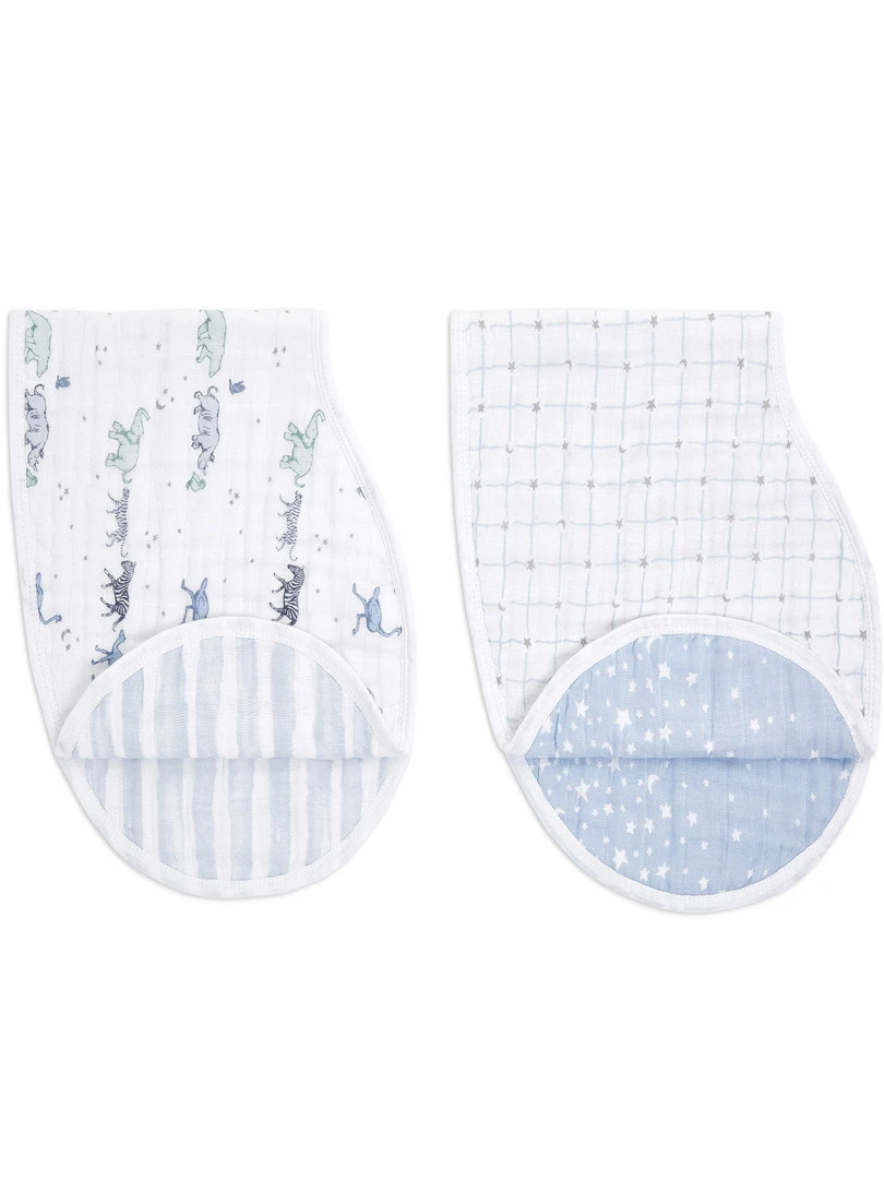 Lot de 2 bavoirs protection d'épaules Rising Star Bleu