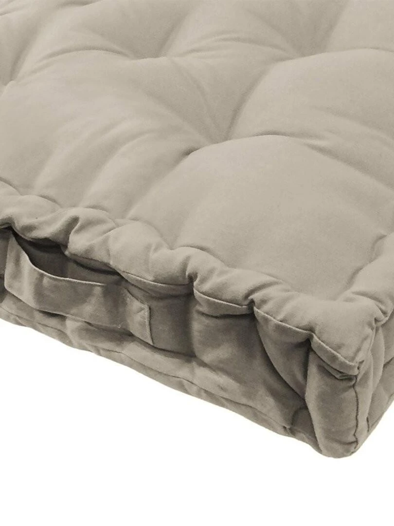 Matelas palette Kala grège coton Gris