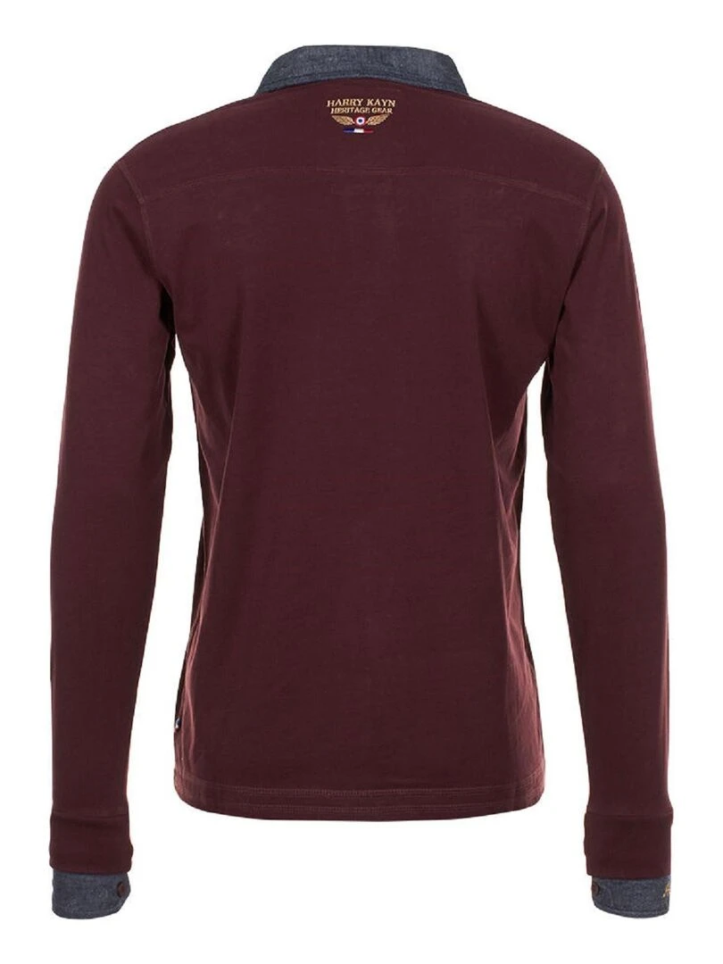 Polo manches longues homme CAZBA HARRY KAYN Bordeaux