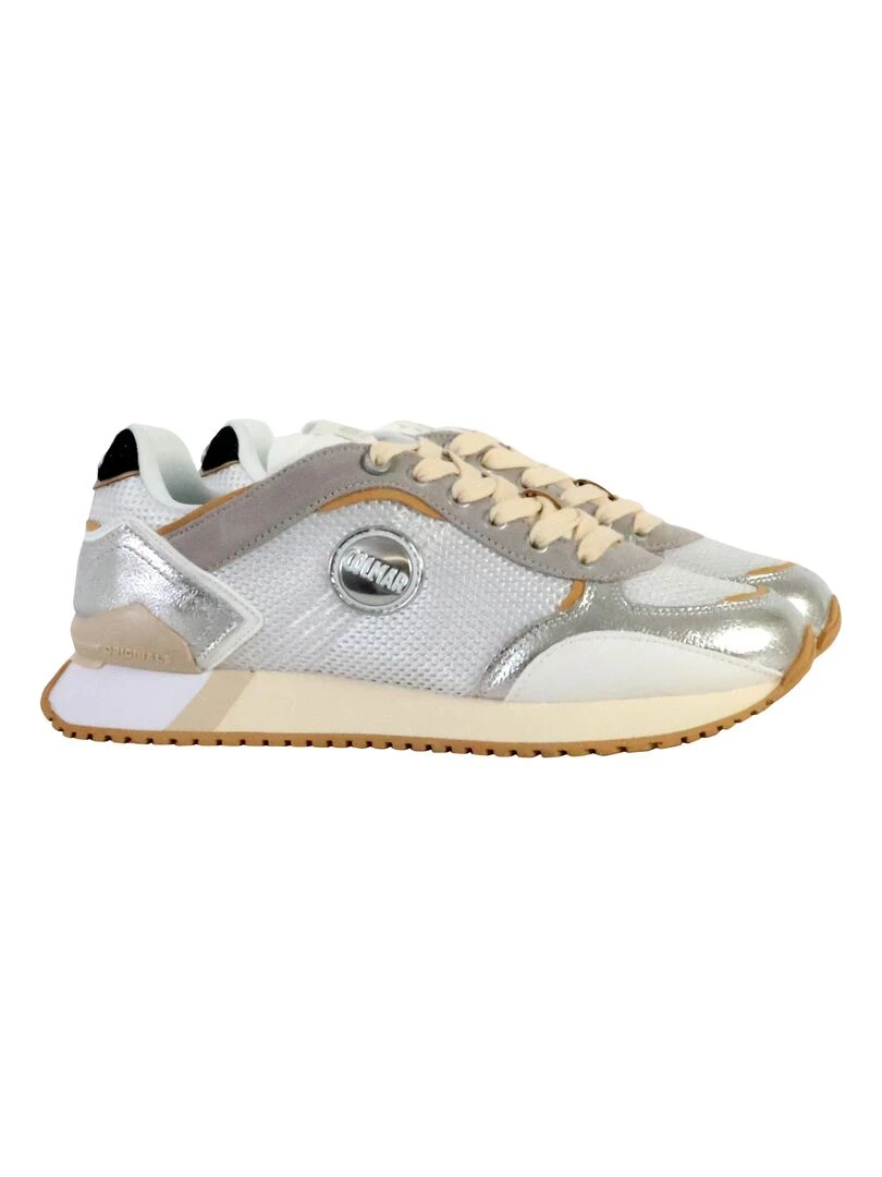 Basket Basse à Lacets Colmar Travis Plus Comet   Argent