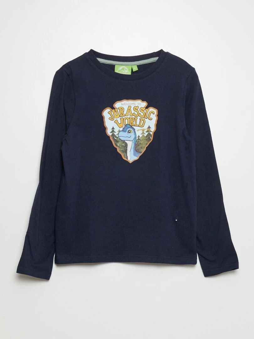 T shirt 'Jurassic World' Bleu