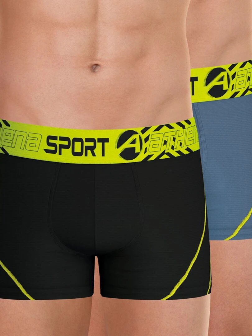 Lot de 2 boxers homme Air Performance Gris souris