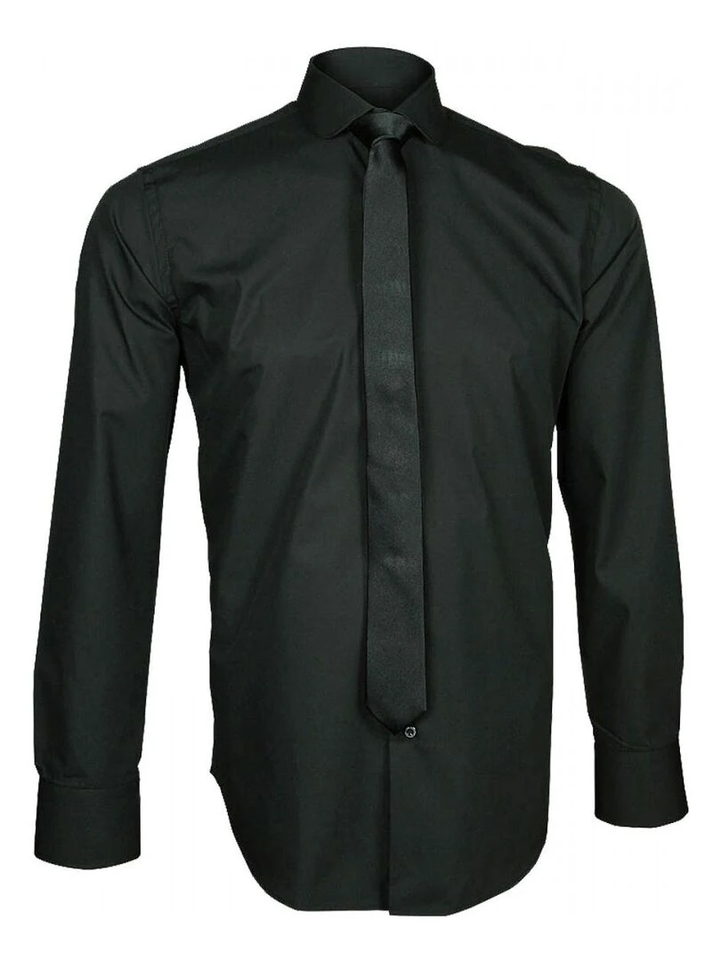 Chemise premium BASIC TENDANCE Noir