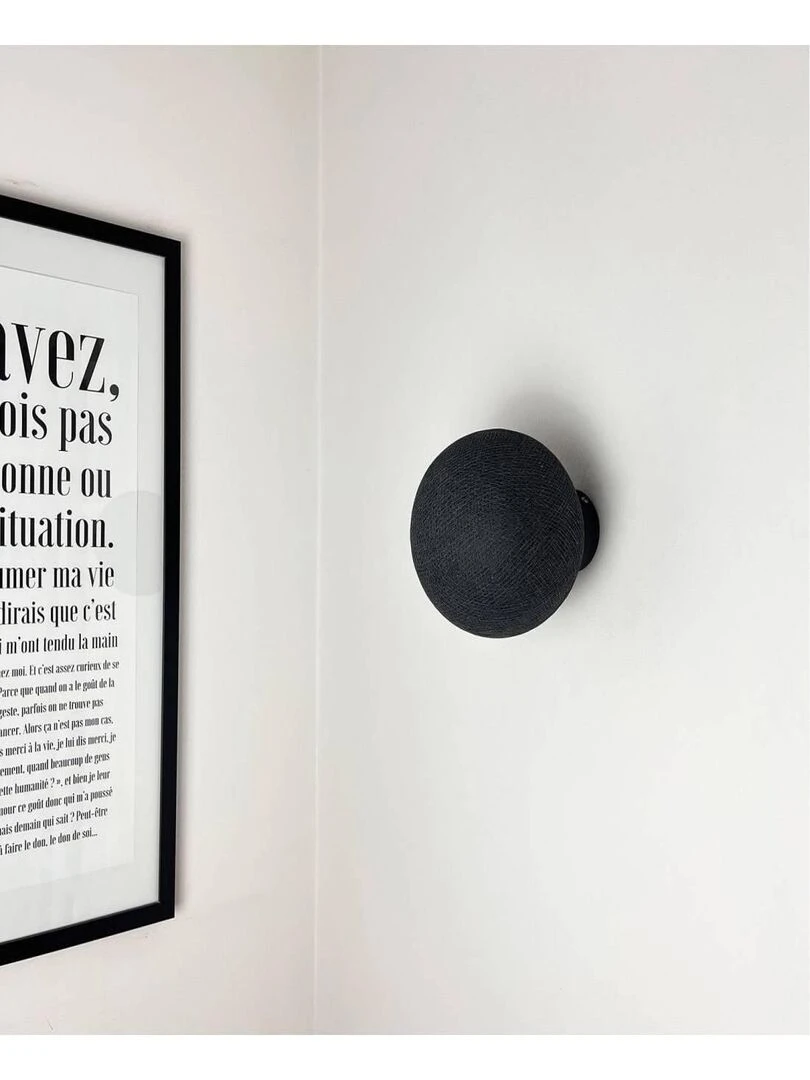 Applique Apapa   gris anthracite