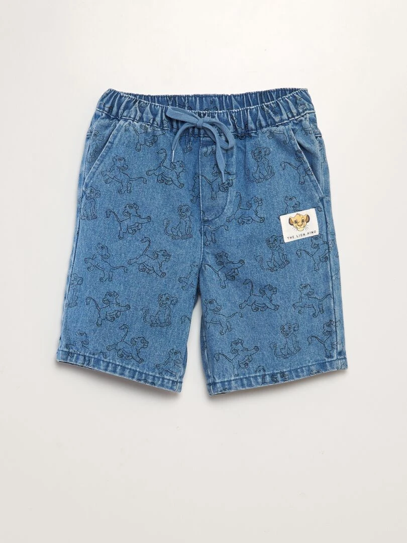 Short en jean 'Roi Lion' Bleu