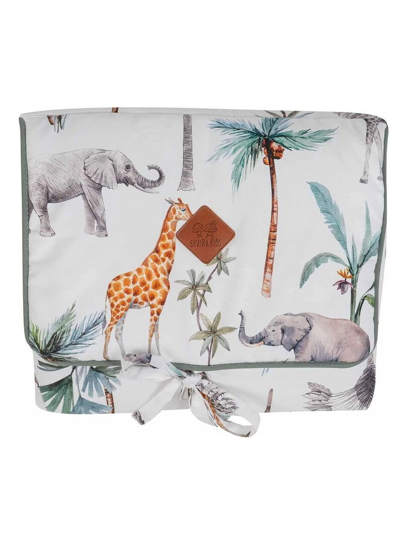 Tapis à langer nomade Safari Multicolore