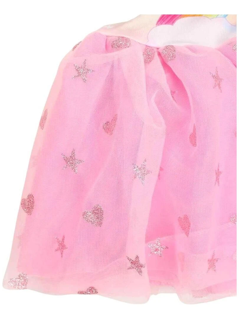 Disney   Robe fille imprimé Unicorn Valley   Rose