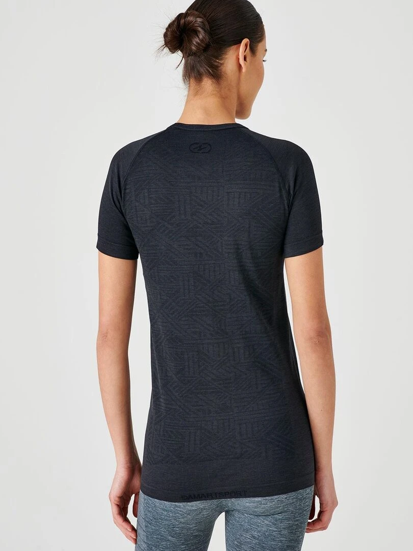 T shirt Dynamic Climatyl femme   DamartSport   Noir