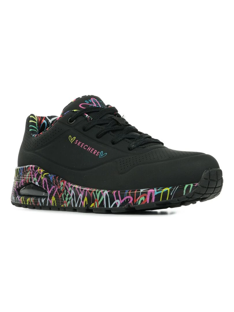 Baskets Uno Loving Love Noir Multicolore