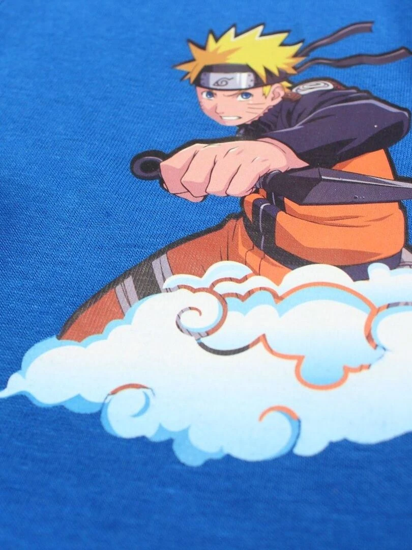 Naruto   Ensemble ​​T shirt short garçon Imprimé Naruto   Bleu