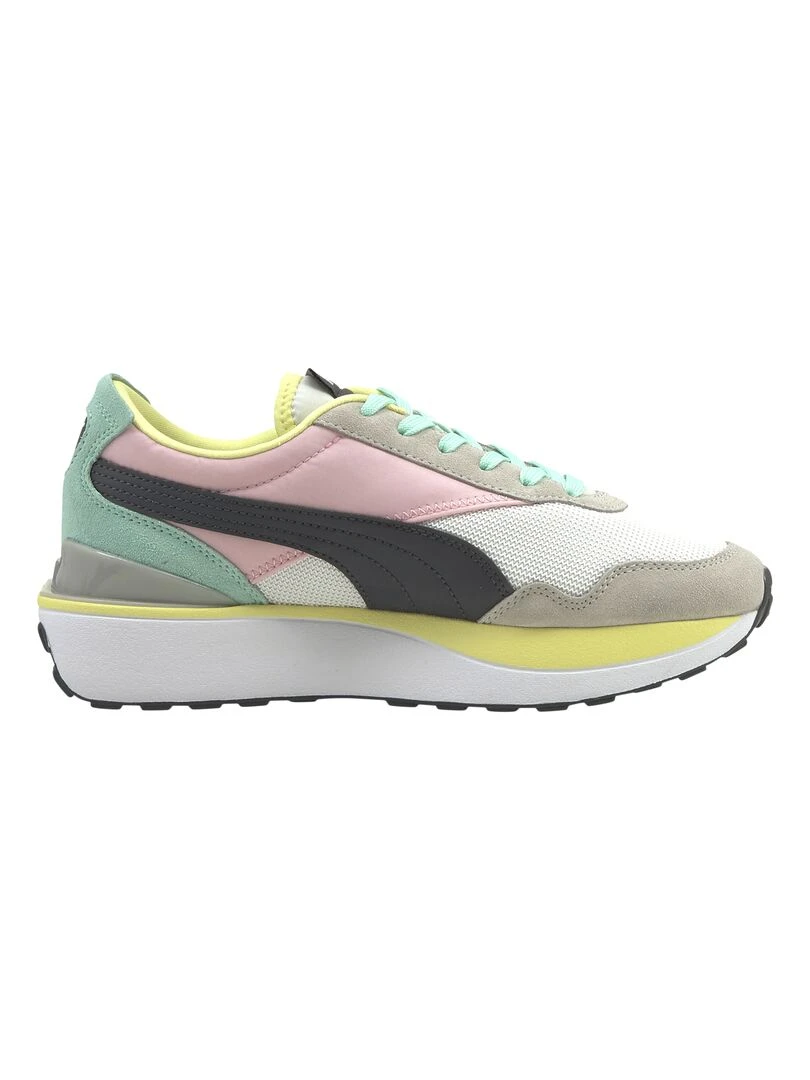 Basket Cuir Puma Cruise Rider Silk Road Wn's Blanc