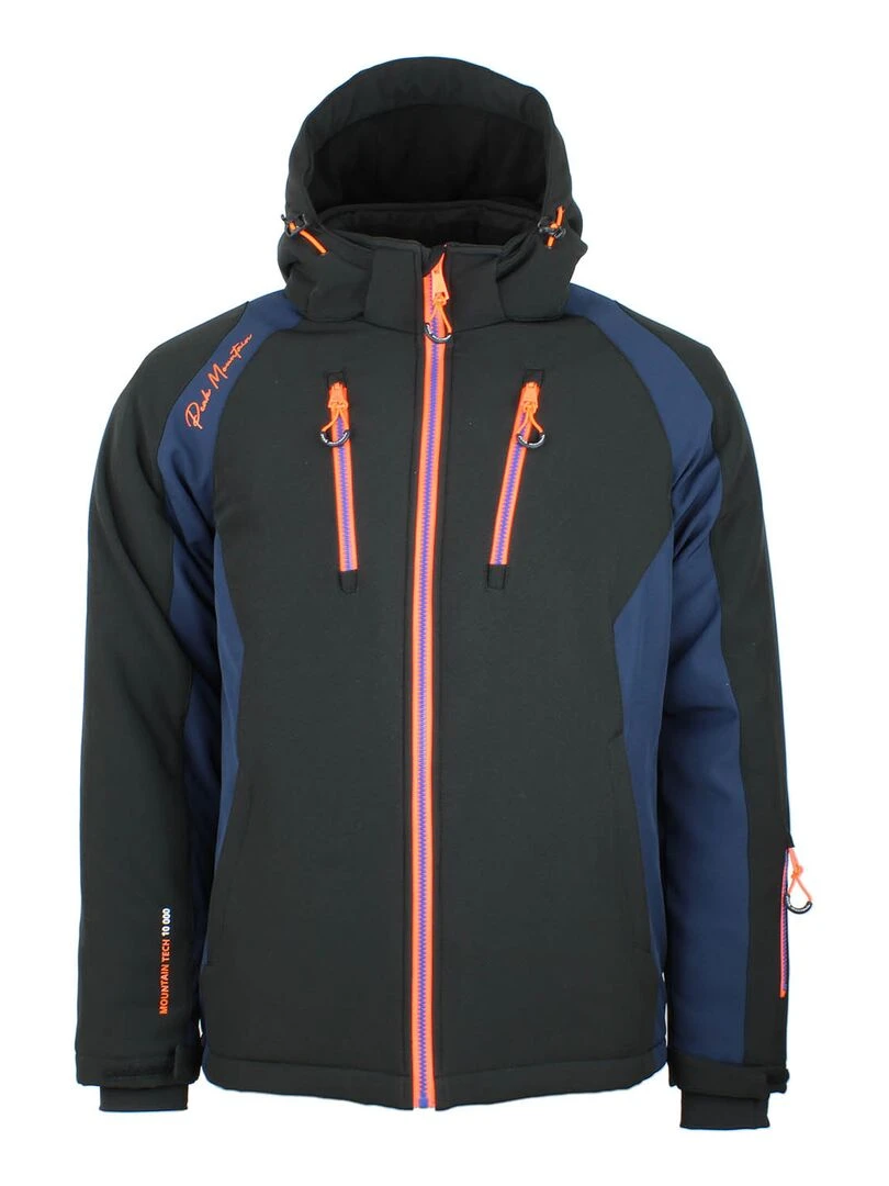 Blouson de ski softshell homme CABILAN PEAK MOUNTAIN Noir Noir