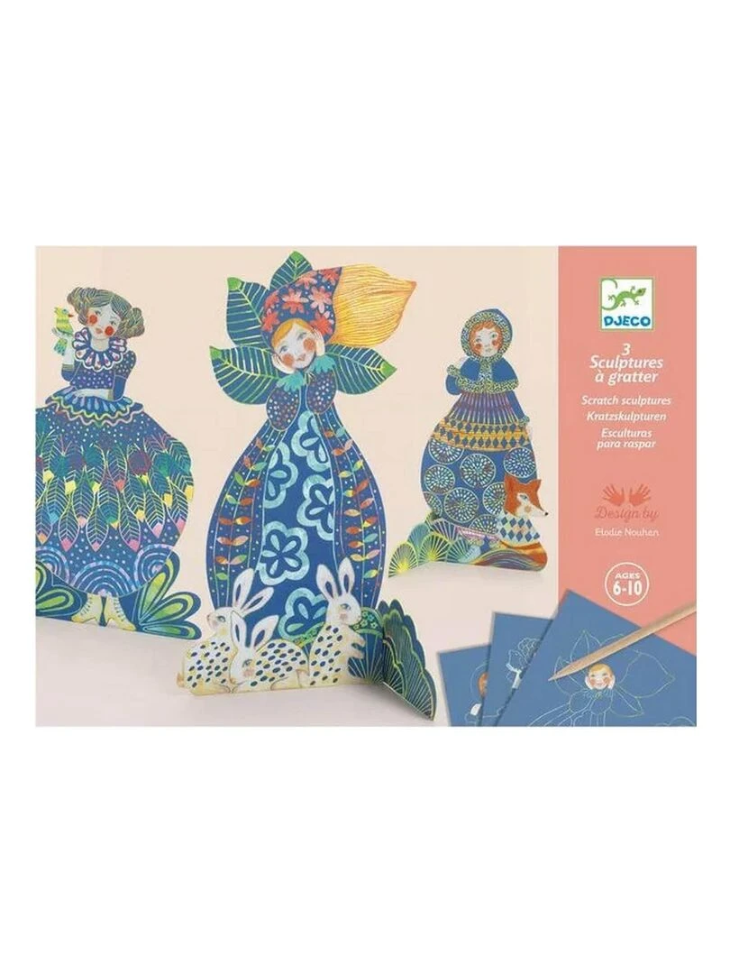 Sculptures à gratter : Jolies robes N/A