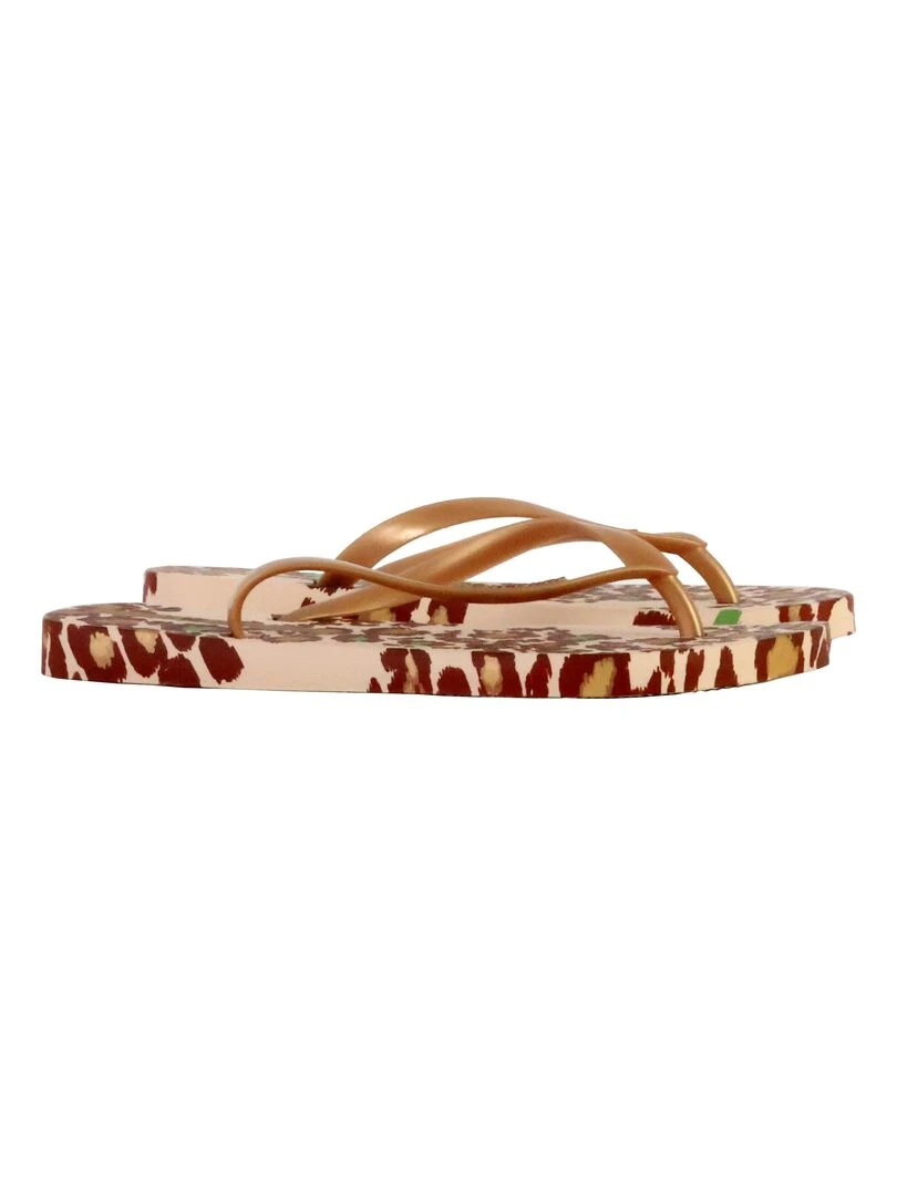 Tong à Enfiler Ipanema Animale Print III   Beige
