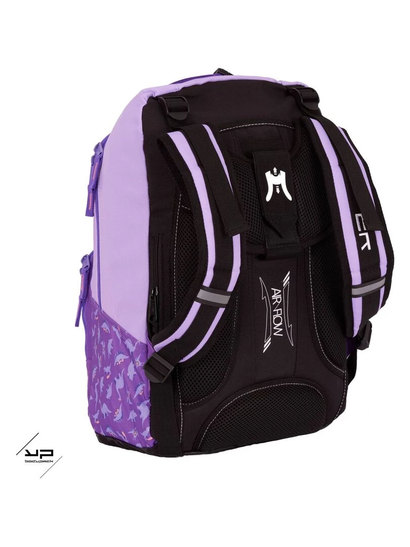 BODYPACK Sac à dos 1 compartiment recyclé Dino Violet   Violet