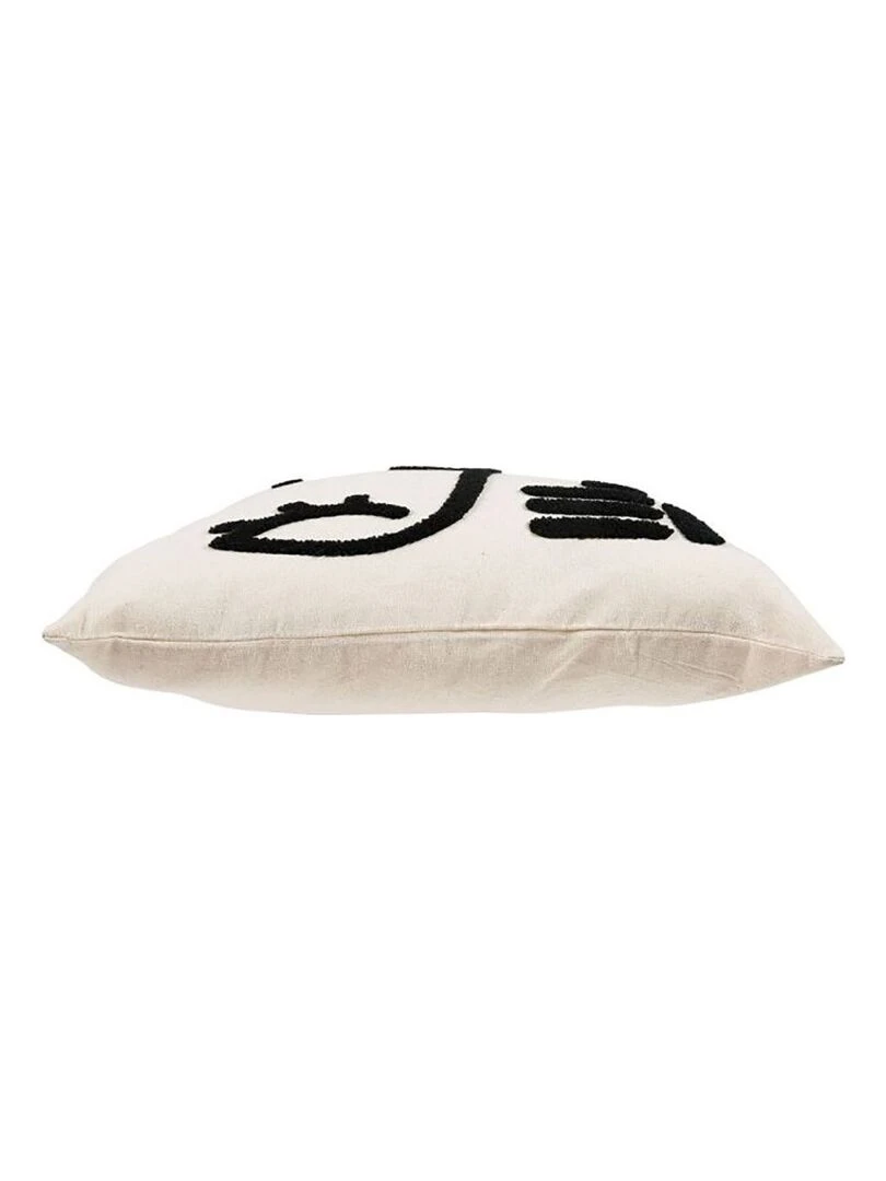 Housse de coussin 40x40 cm Portrait Blanc
