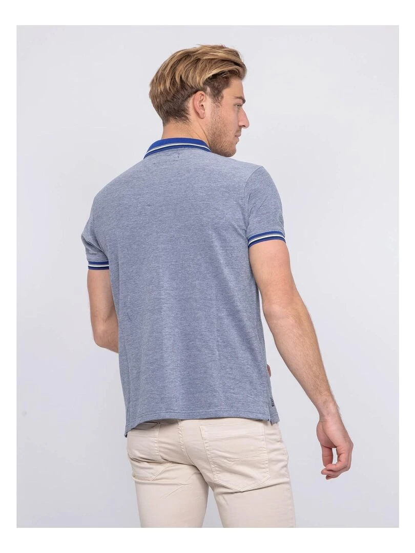 Polo pur coton PIONO Bleu roi