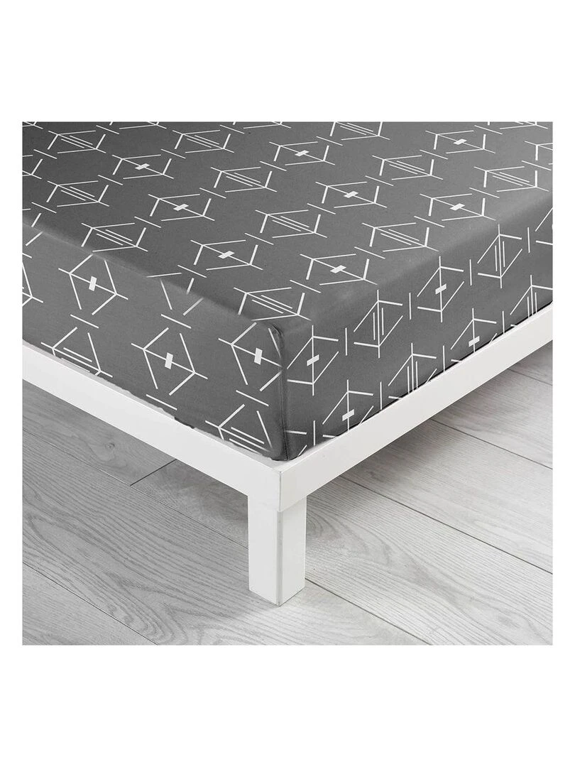 Drap housse Aristide   gris anthracite