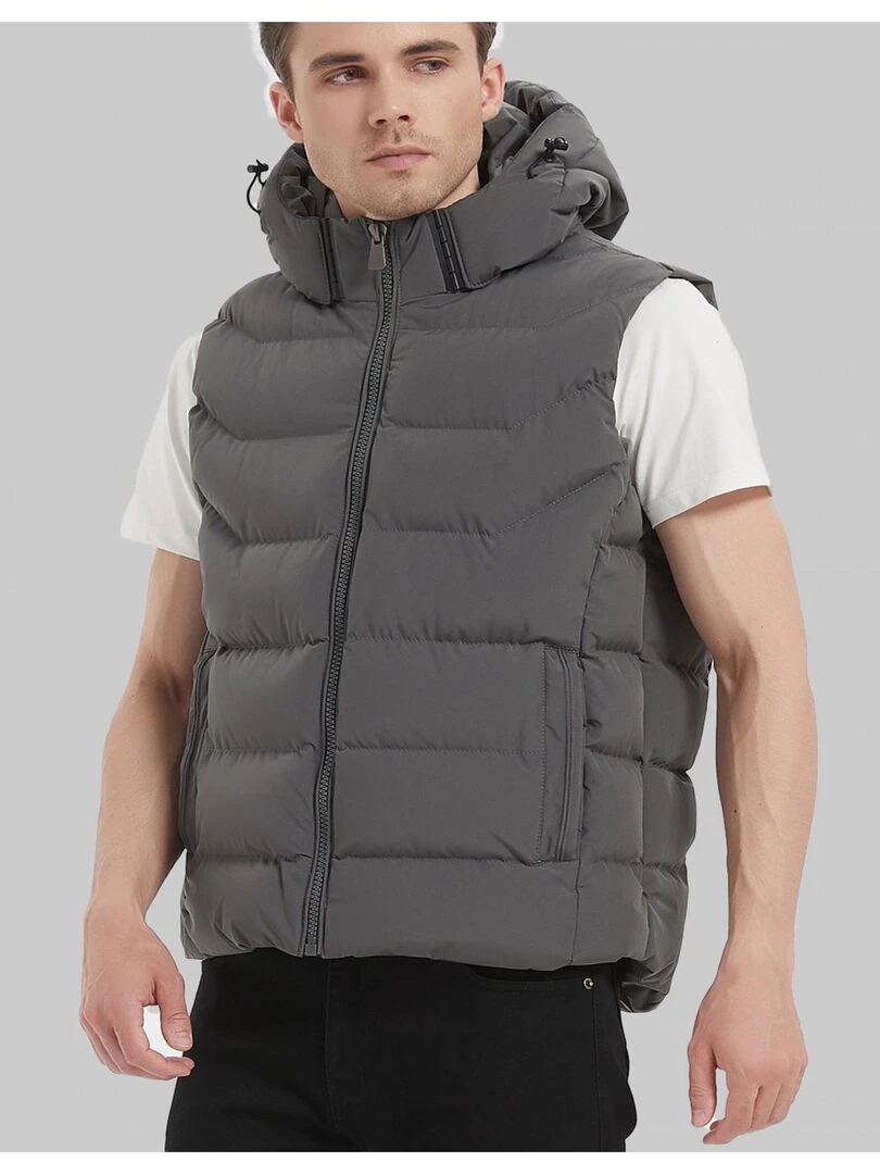 doudoune sans manches Kebello   Gris