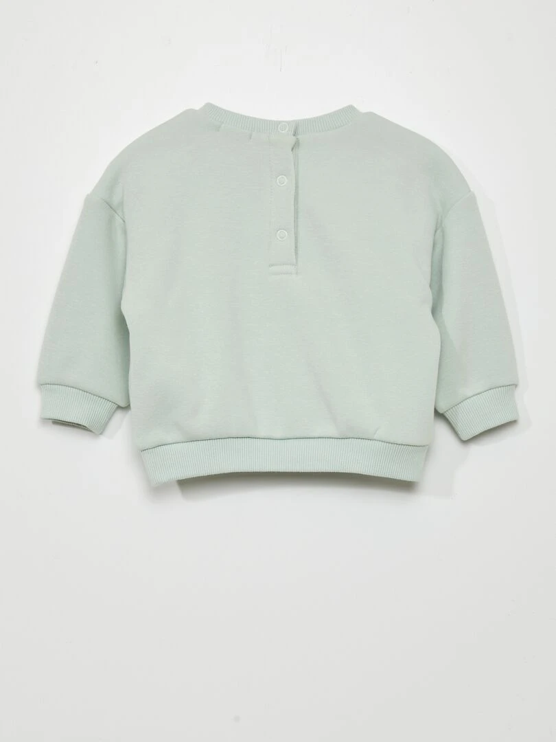 Sweat imprimé Vert