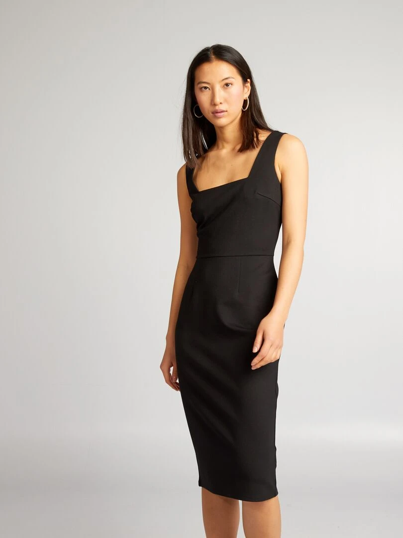 Robe midi noir