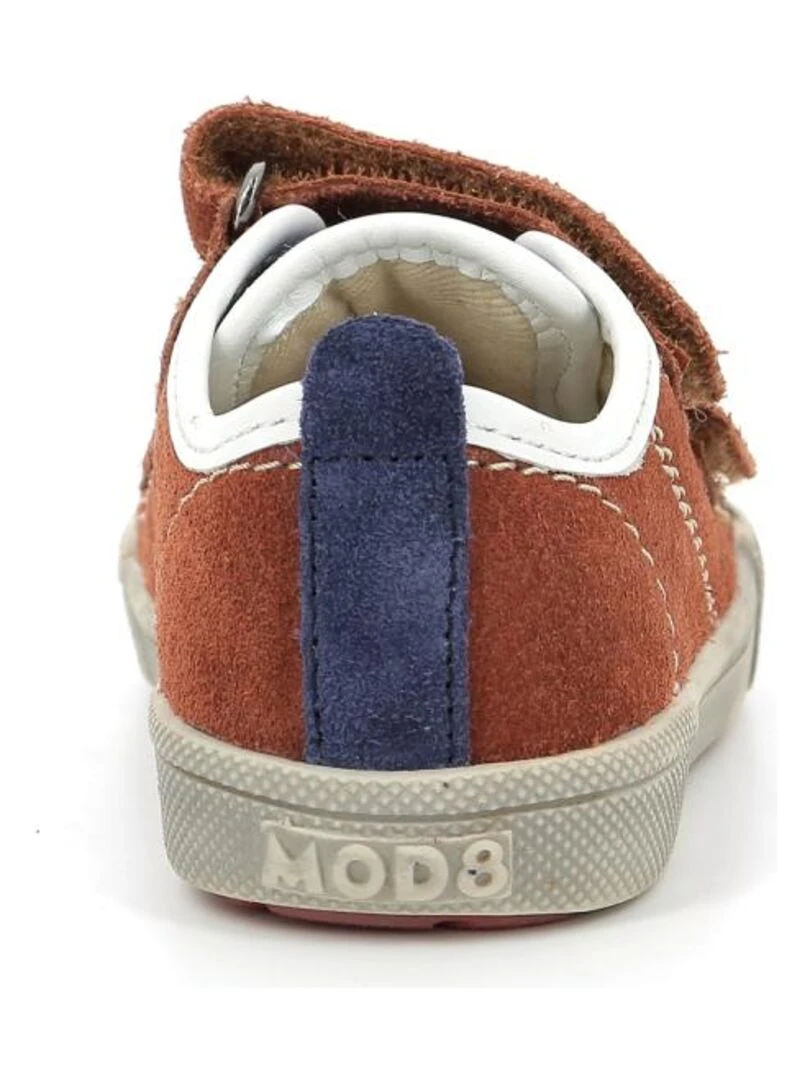 Sneakers basses Cuir Keppy   Orange