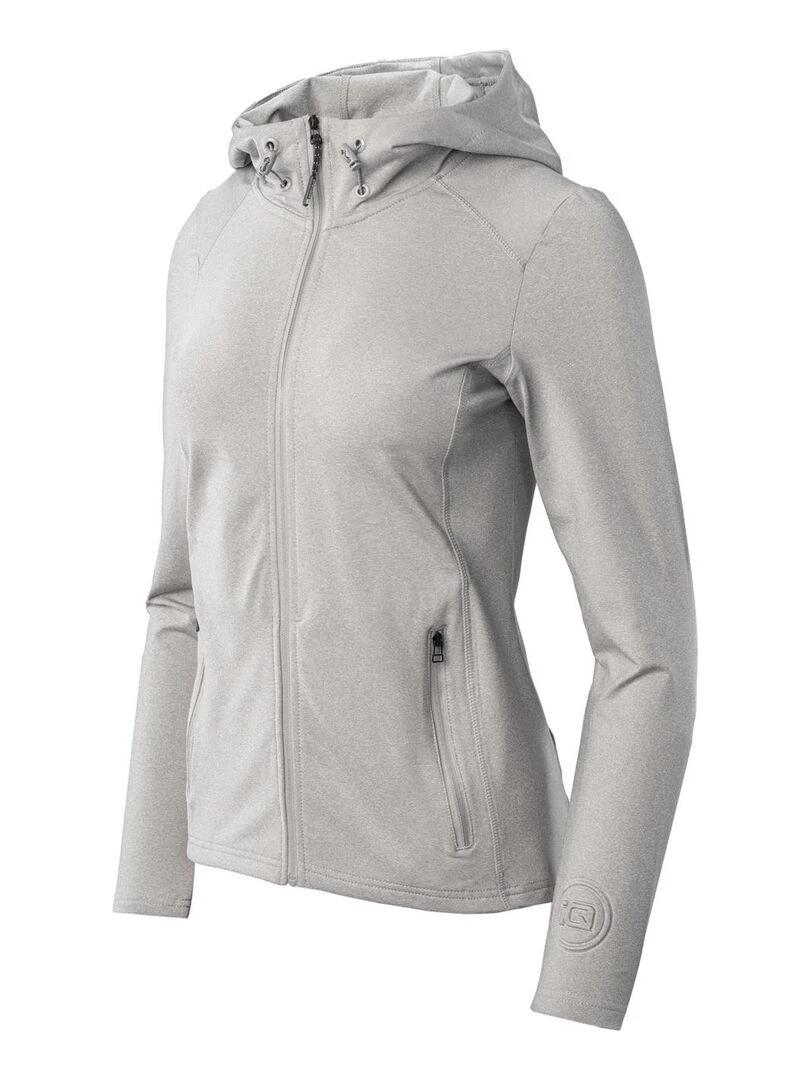 IQ   Veste à capuche TAIGA   Gris Gris clair